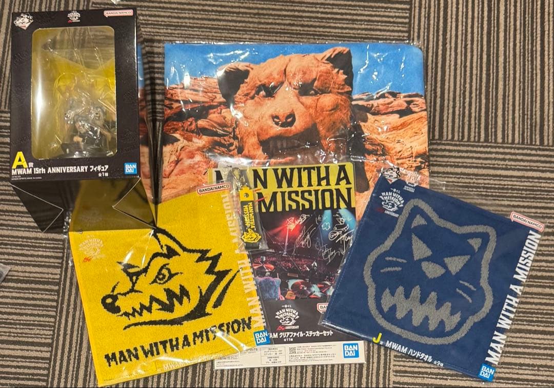 MAN WITH A MISSION マンウィズ 一番くじ 6点セット