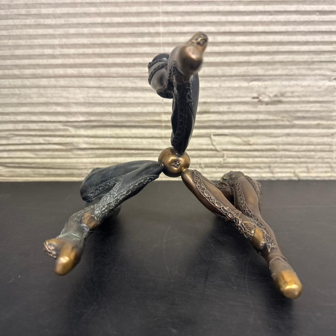 ☆ギルバートクラフト　バレリーナ燭台　ブロンズ　アンティーク　西洋美術品