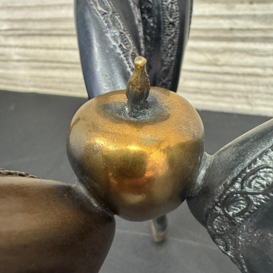 ☆ギルバートクラフト　バレリーナ燭台　ブロンズ　アンティーク　西洋美術品