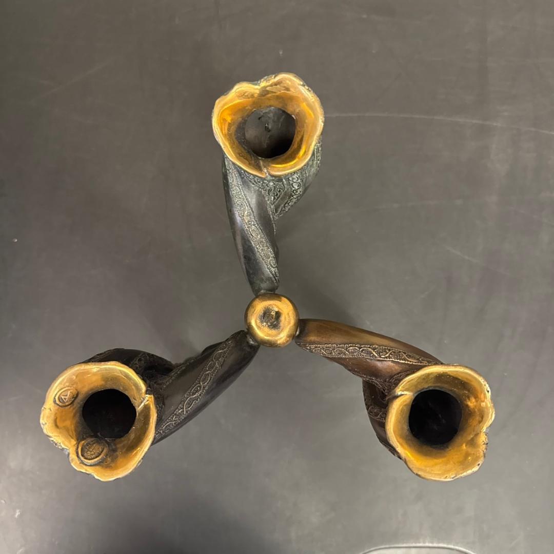 ☆ギルバートクラフト　バレリーナ燭台　ブロンズ　アンティーク　西洋美術品