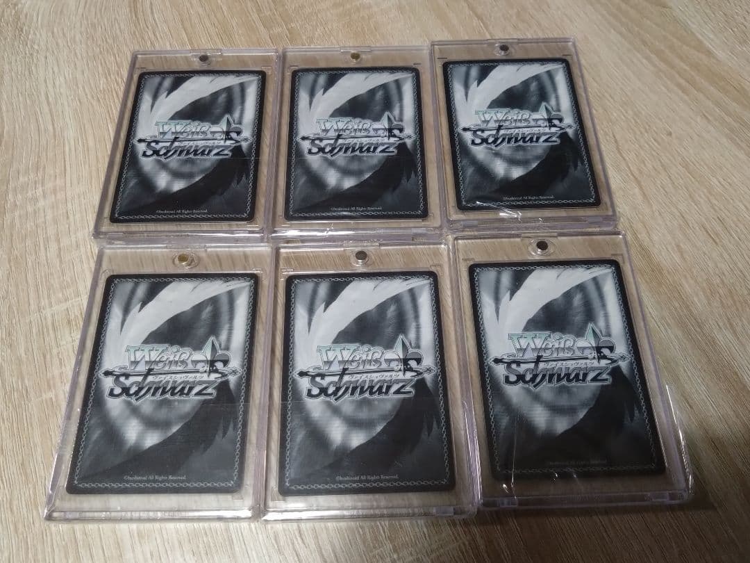 ヴァイスシュヴァルツ Rewrite　サイン6枚セット