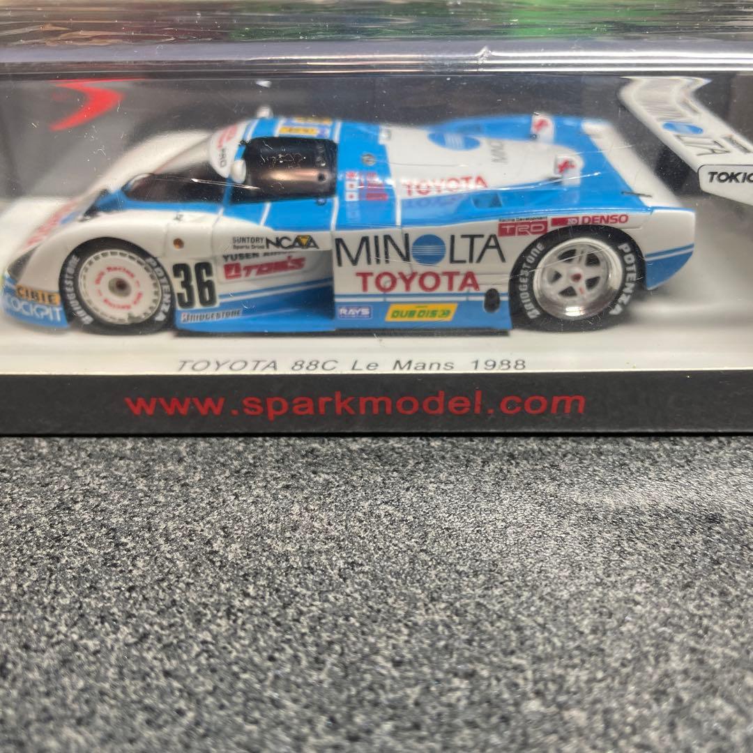 SPARK 1/43 TOYOTA 87C ルマン 1988
