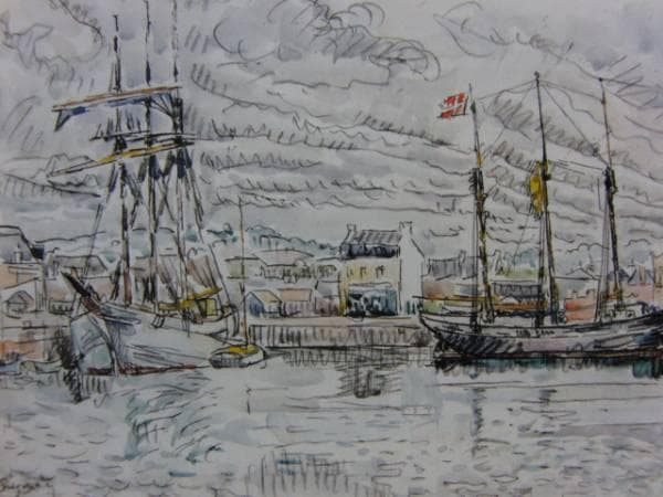 ポール・シニャック、Paimpol、海外版超希少レゾネ、新品額付、絵画