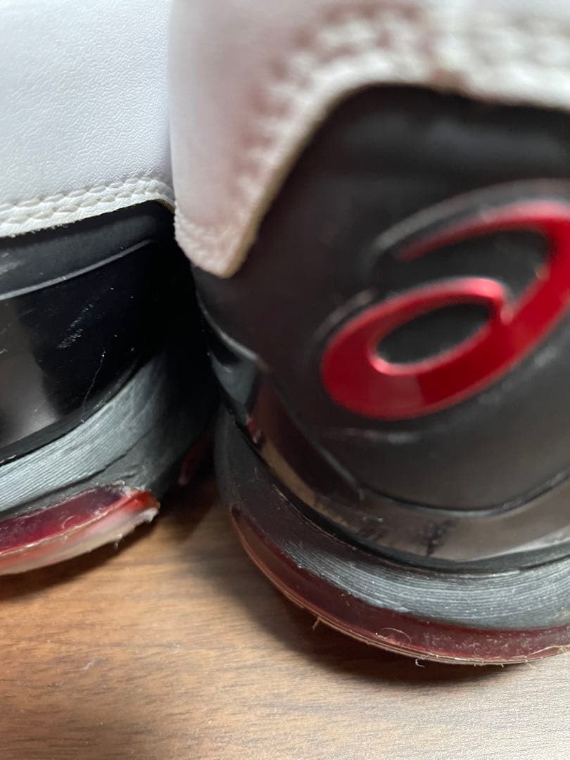 ゴルフシューズ　asics TGN919 ホワイト/ブラック　25.0cm