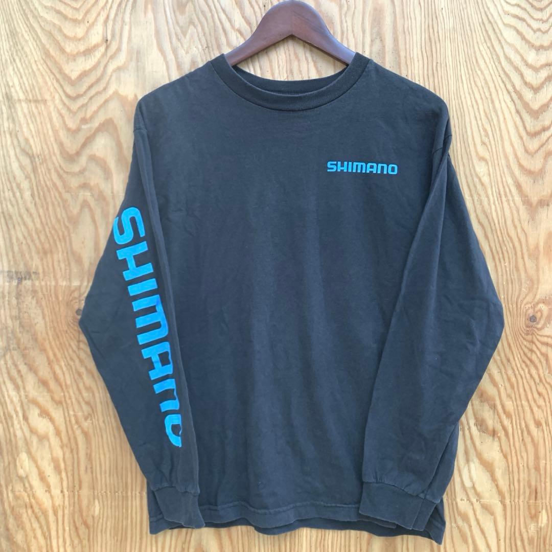 SHIMANO★シマノ★両面プリント★袖プリント★長袖★ロンT★フィッシング★M