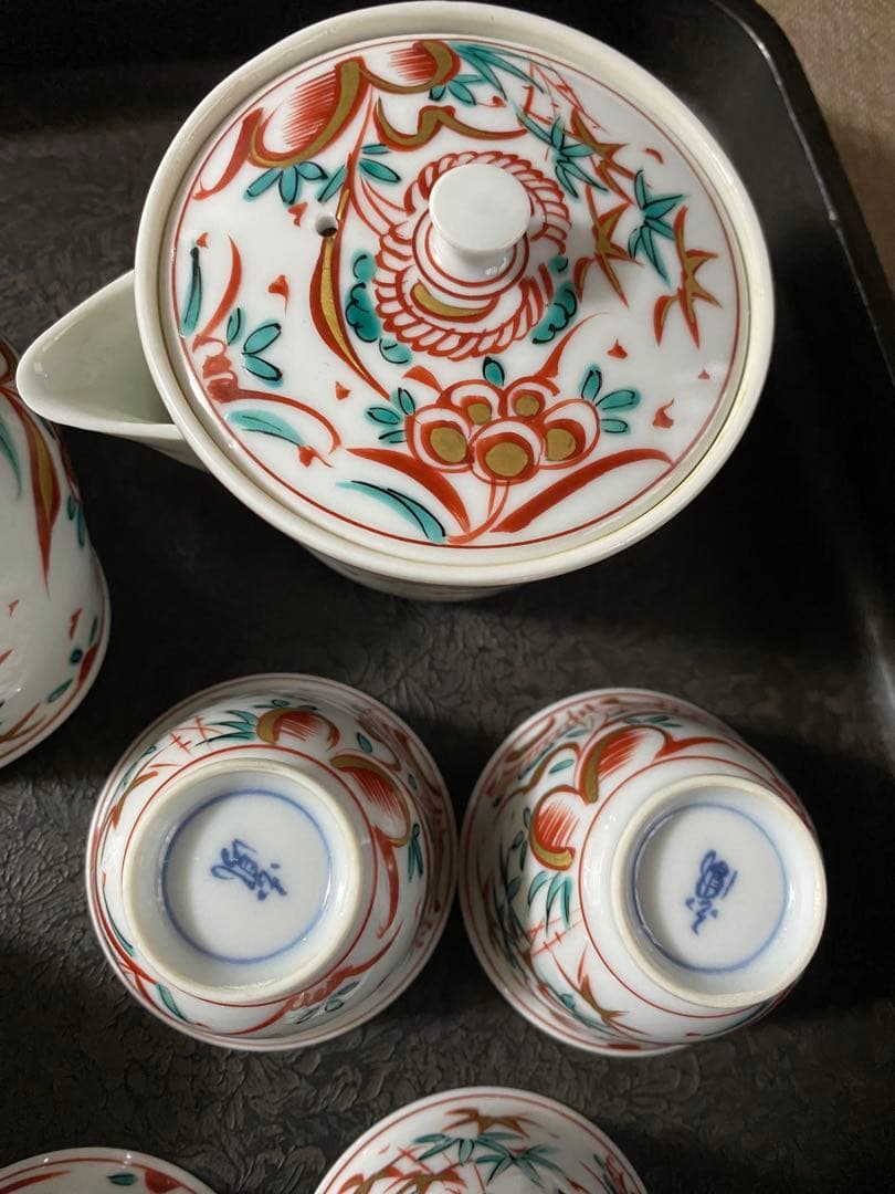 清水焼き 陵泉 煎茶器セット