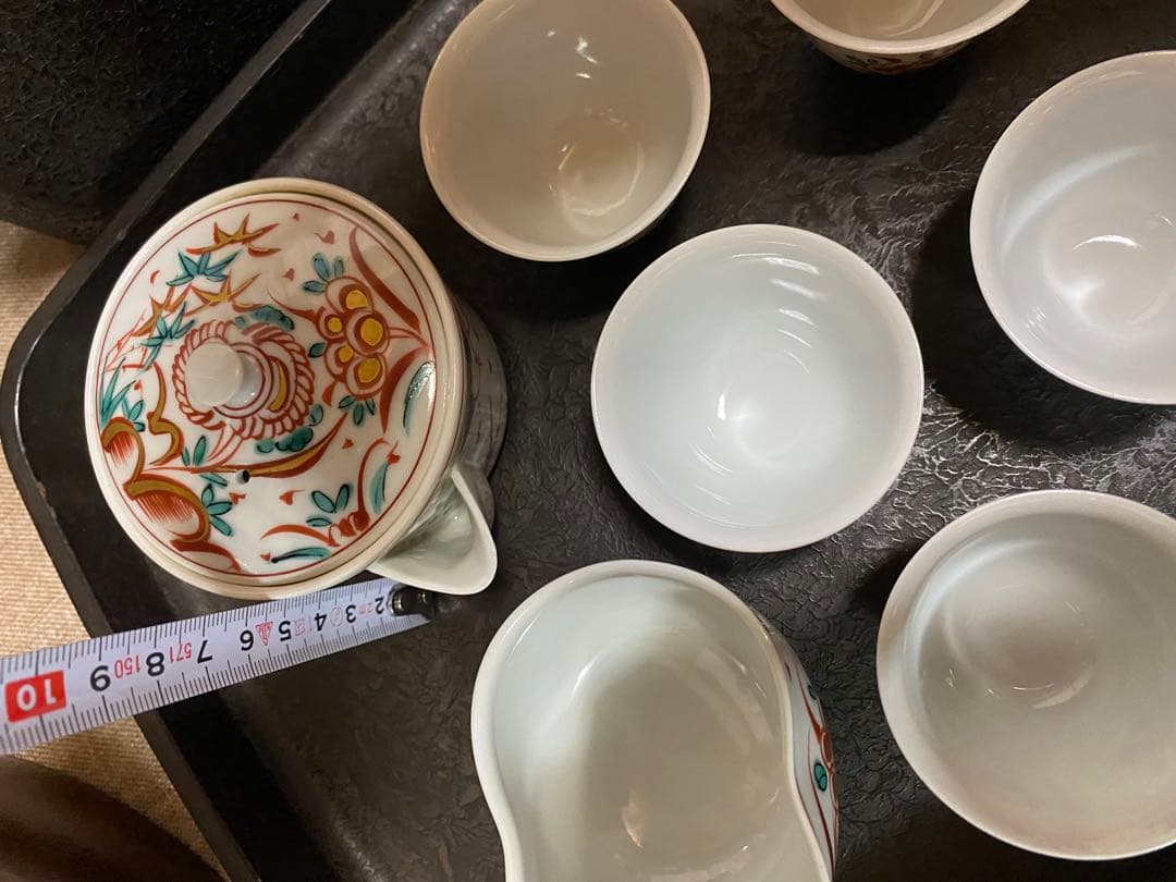 清水焼き 陵泉 煎茶器セット