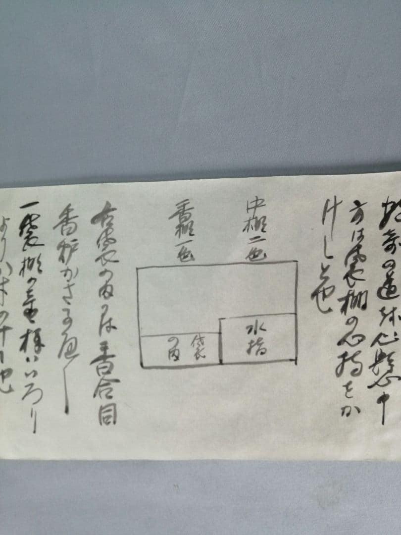 【茶道具】遠州公茶湯伝授書　巻物　遠州流　掛軸　軸C29