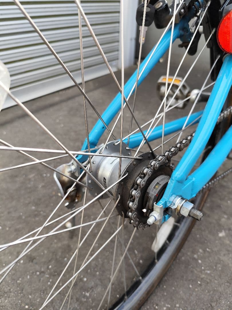 めるゆ　ヤマハ　ビエンタ　水色　12.3Ahバッテリー 現状品