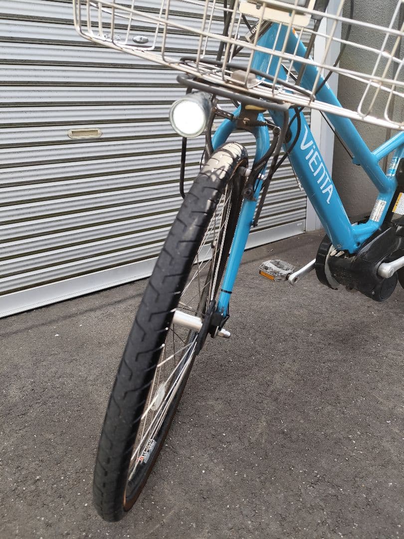 めるゆ　ヤマハ　ビエンタ　水色　12.3Ahバッテリー 現状品