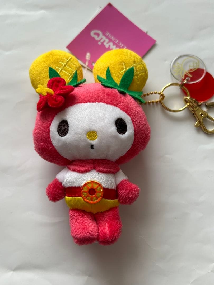 マイメロパインマンマスコット付きチャーム