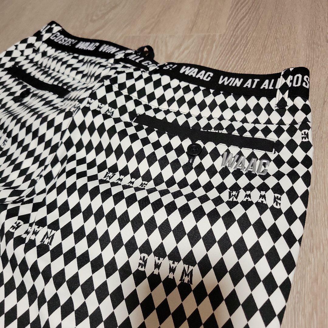WAAC 白黒チェック柄パンツ サイズ3