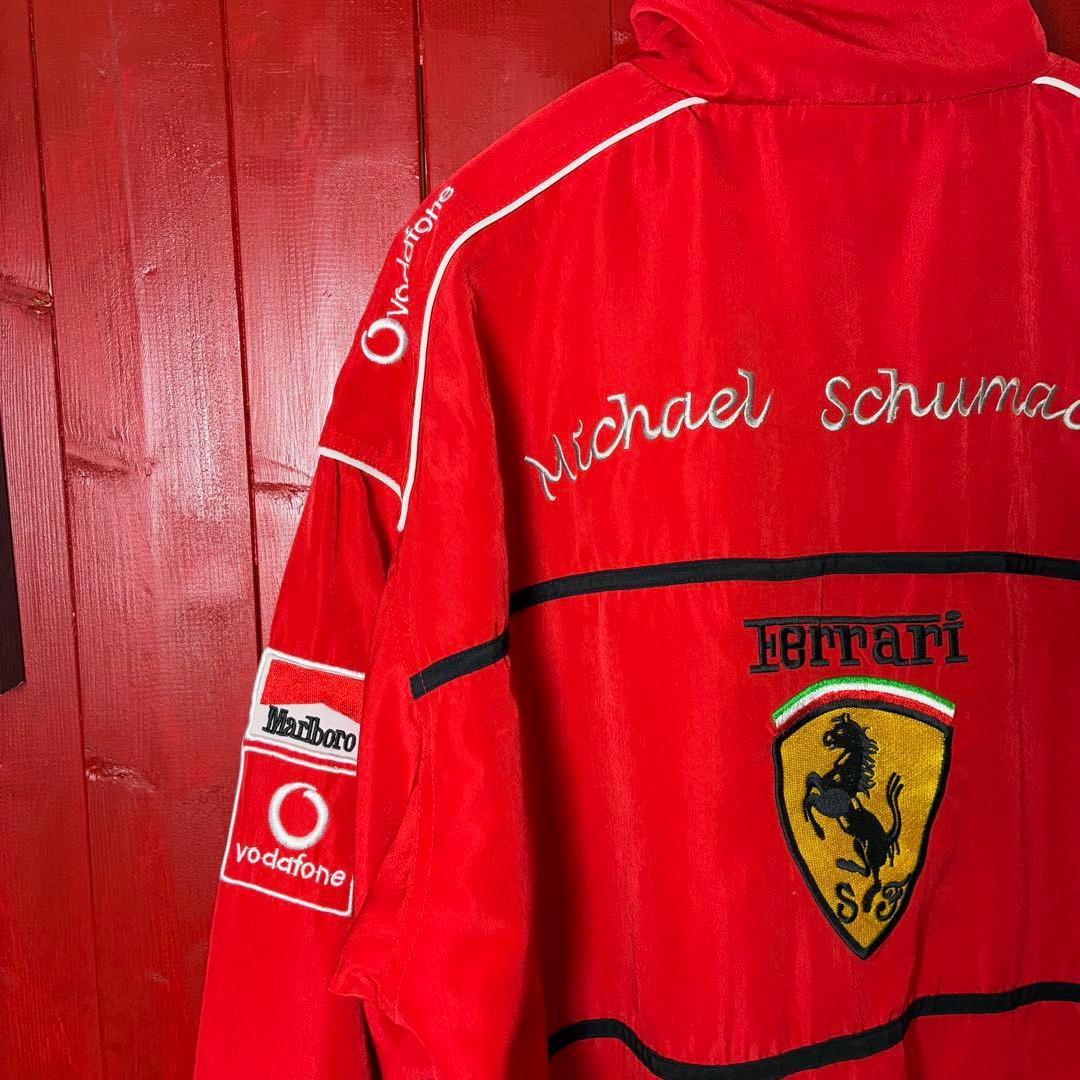 Ferrari×Marlboro ナイロンレーシングジャケット　フルデコ