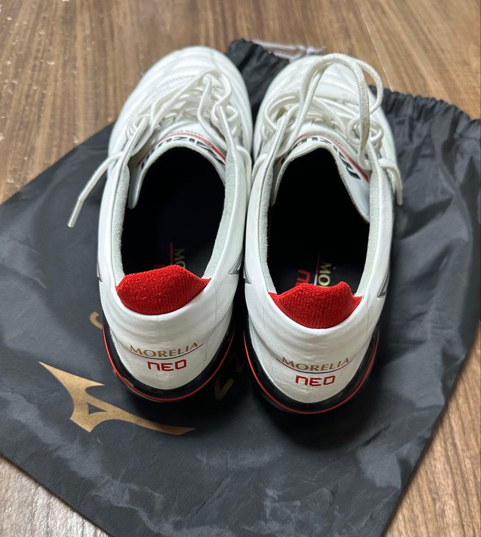 美品 28cm モレリアネオ4 JAPANMIX ホワイト サッカー スパイク