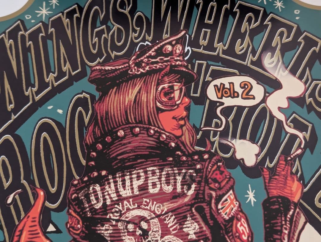 ロッキンジェリービーン オフセットプリント ポスター ミント＆ピンクセット