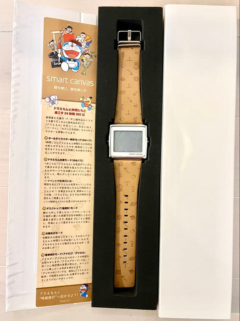 【新品・未使用】ドラえもん　スマートキャンバス　ひみつ道具モノグラム柄