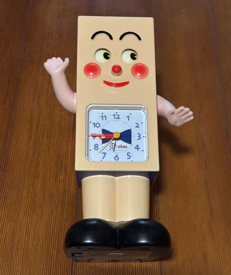 【新品・箱・取説・保証書有】ポンキッキーズ 目覚まし時計 Pちゃん P-chan