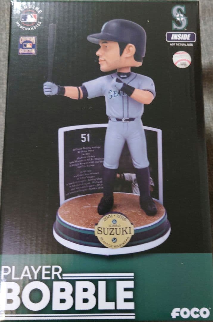★未開封品★【ボブルヘッド】イチローMLB殿堂入記念