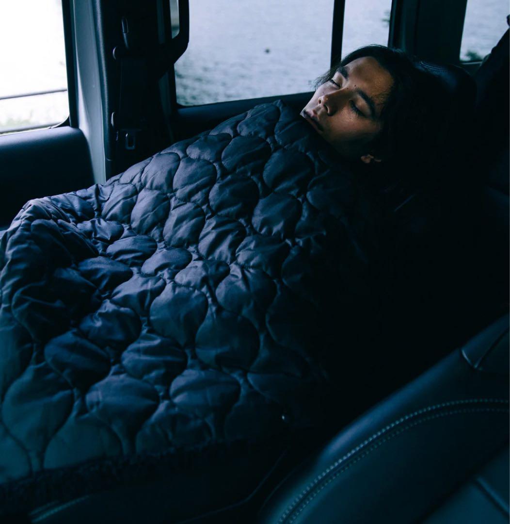 LUGH 魔法瓶ブランケットSサイズ (6層/グラフェン) ミッドナイトブラック