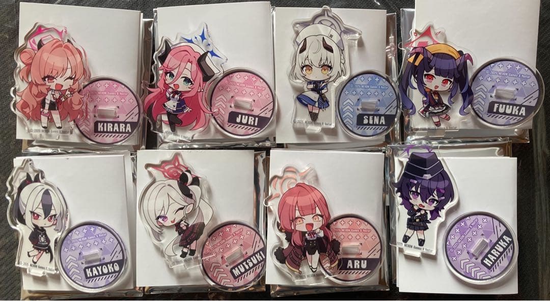 ブルアカ　トレーディングちびキャラアクリルスタンドセット