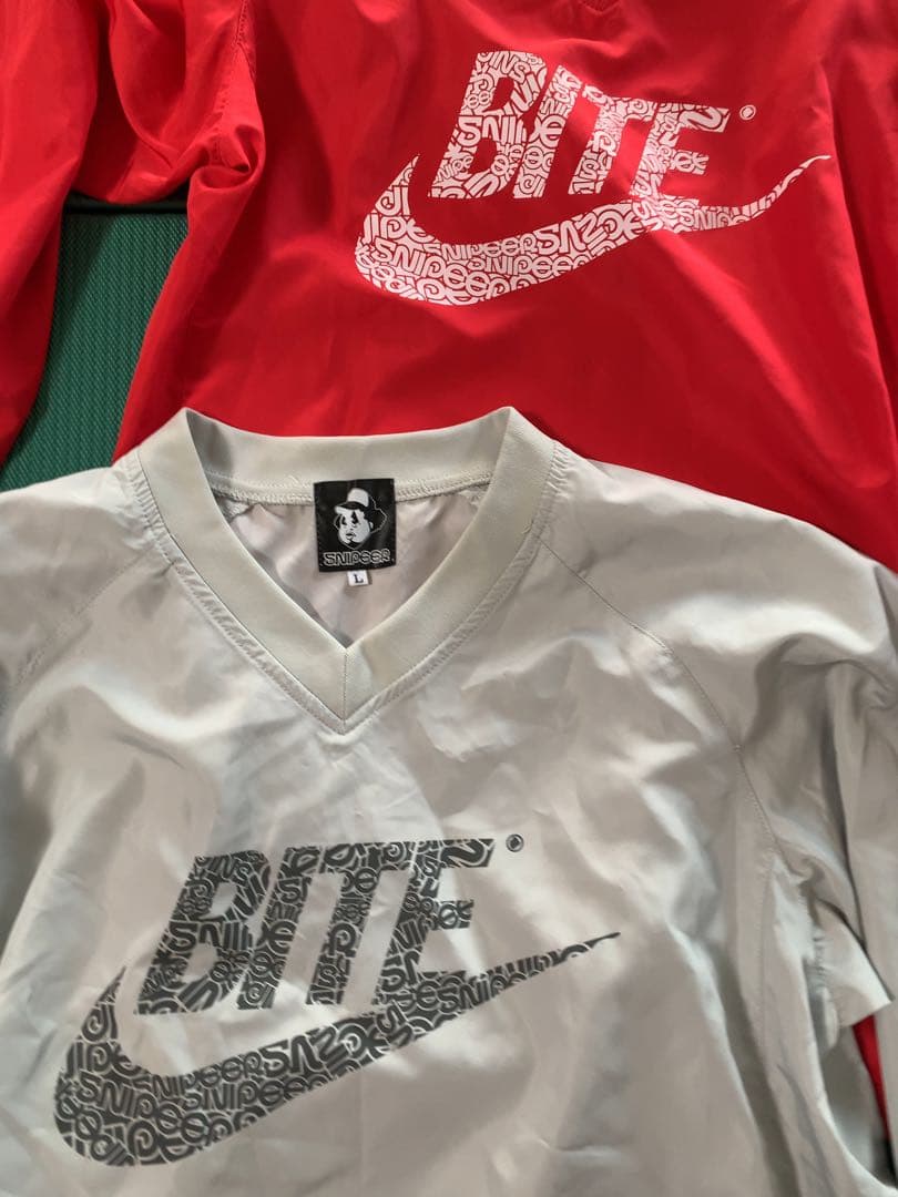 激レア品 SNIPEER スナイパー L 赤・灰色 2着セット 吉田 バス釣り