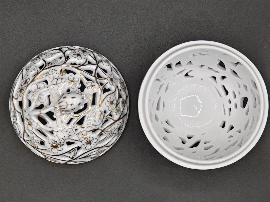 HEREND/ヘレンド　ファンタジーコレクション　ホワイトボンボ二エール