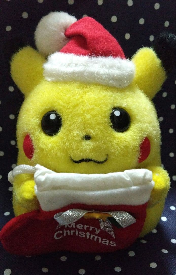 ポケモン 初期 ピカチュウ ぬいぐるみ クリスマス TOMY製