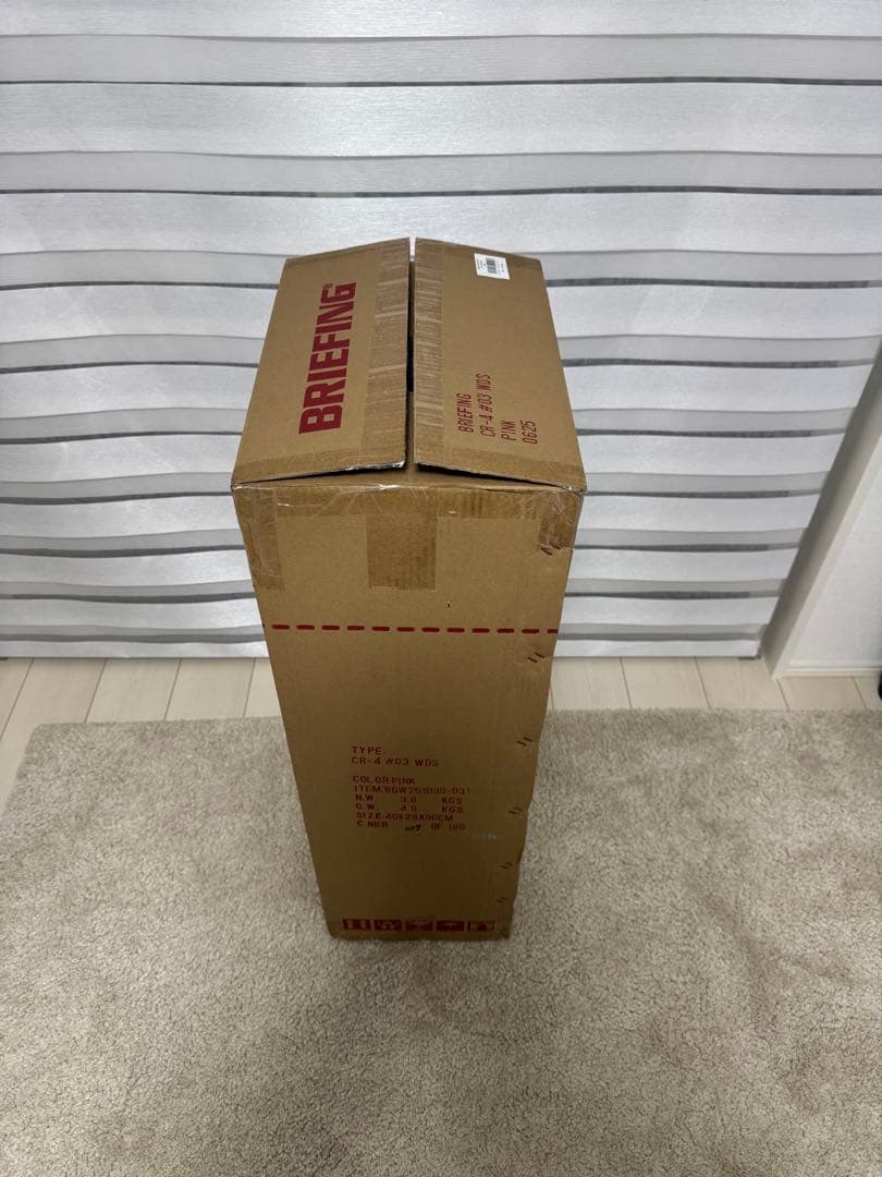 BRIEFING WIND AND SEA キャディバッグ サックス pink