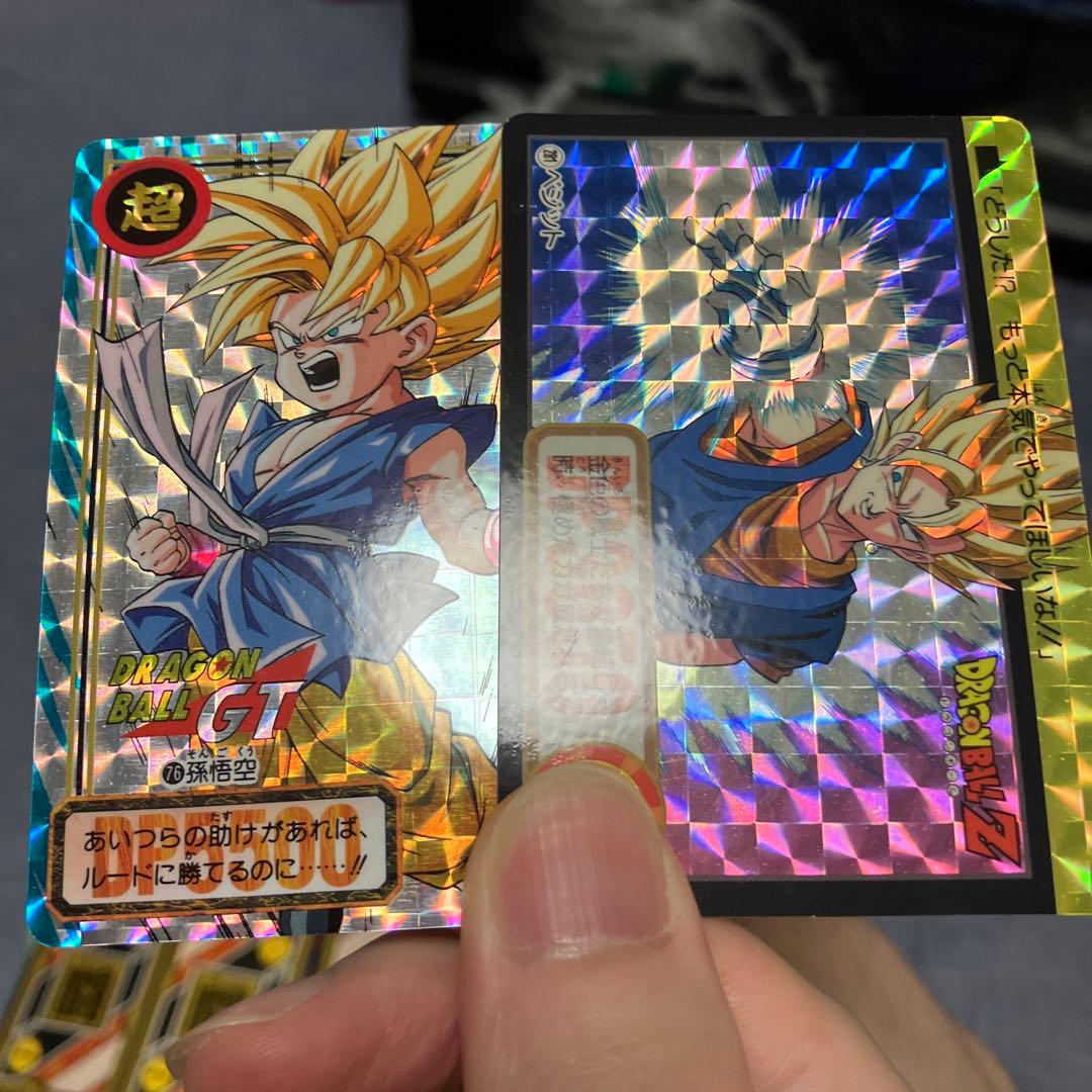 【希少】ドラゴンボールカードダスZ&GT(状態はいい方)9枚セット！