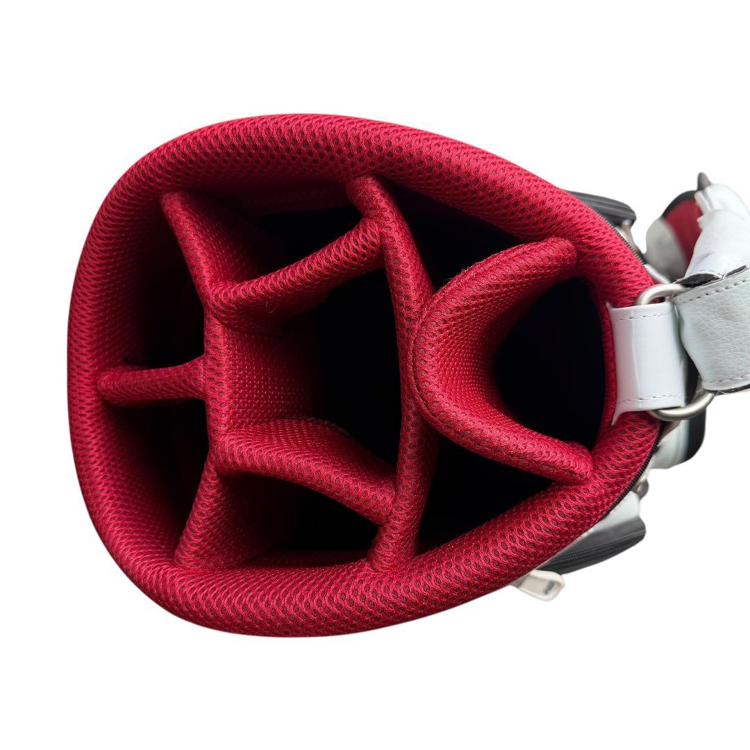 【美品】ニューバランス キャディバッグ 9型 8分割 軽量 123-24