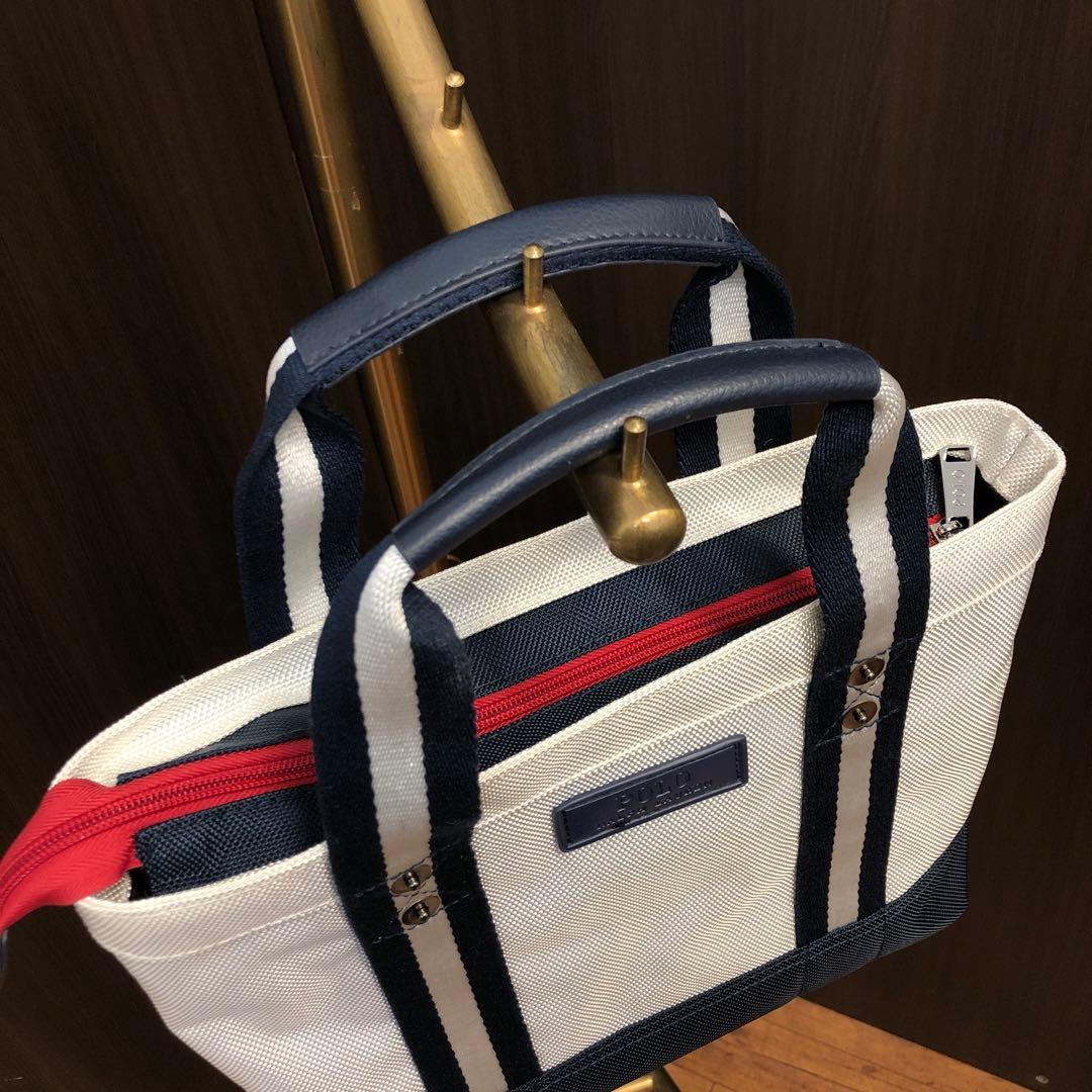 【新品】ポロ ラルフローレン RLZ013A ラウンドバッグ ホワイト