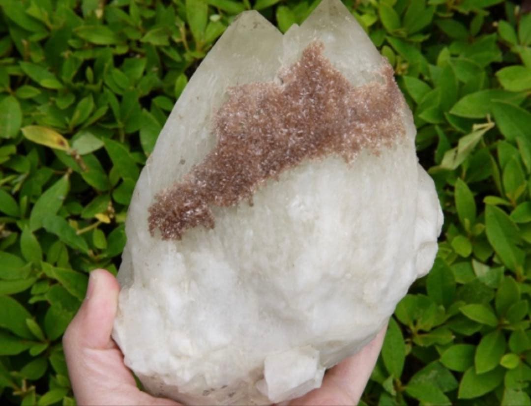 グリーンクォーツ　アイオワ産　フィロモルファイト共生　ツインソウル