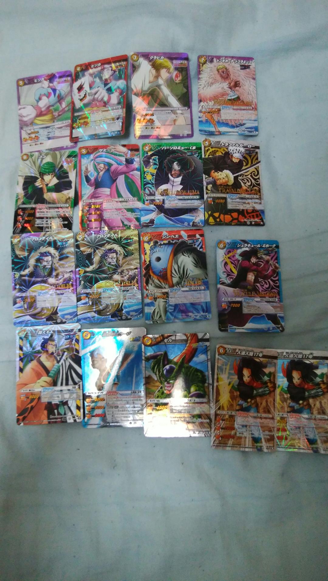 ミラバトドラゴンボールカードワンピースカード超ΩPレアMレアセット約700枚