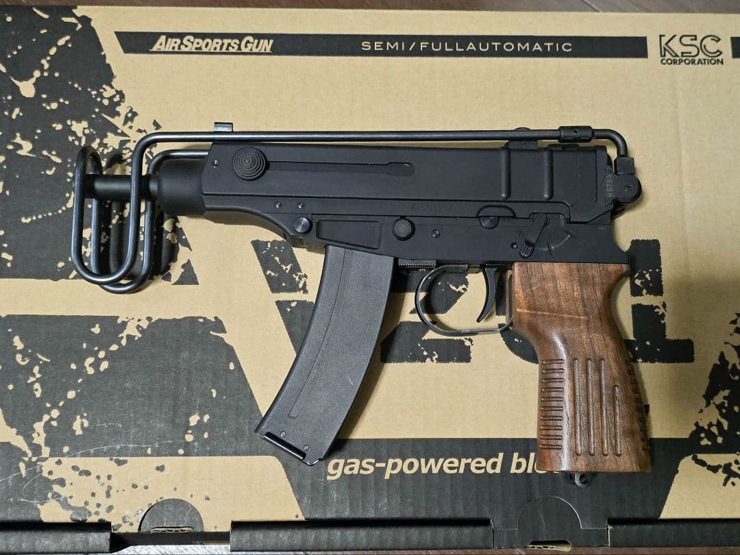 KSC Vz61 スコーピオン ウォールナット 木製グリップ システム7 HW