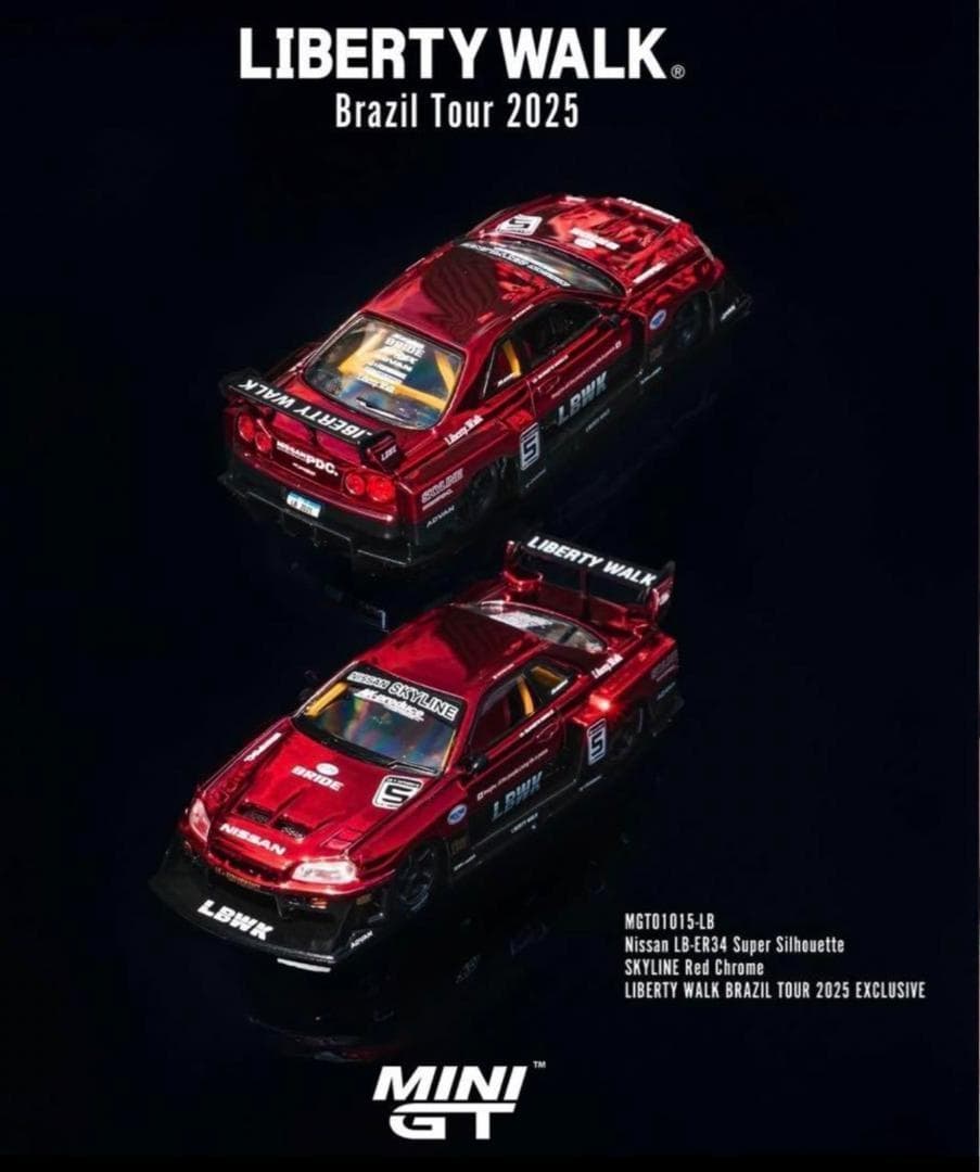 MINIGT LBWK ER34ブラジル限定イベント TSHIRT付きL