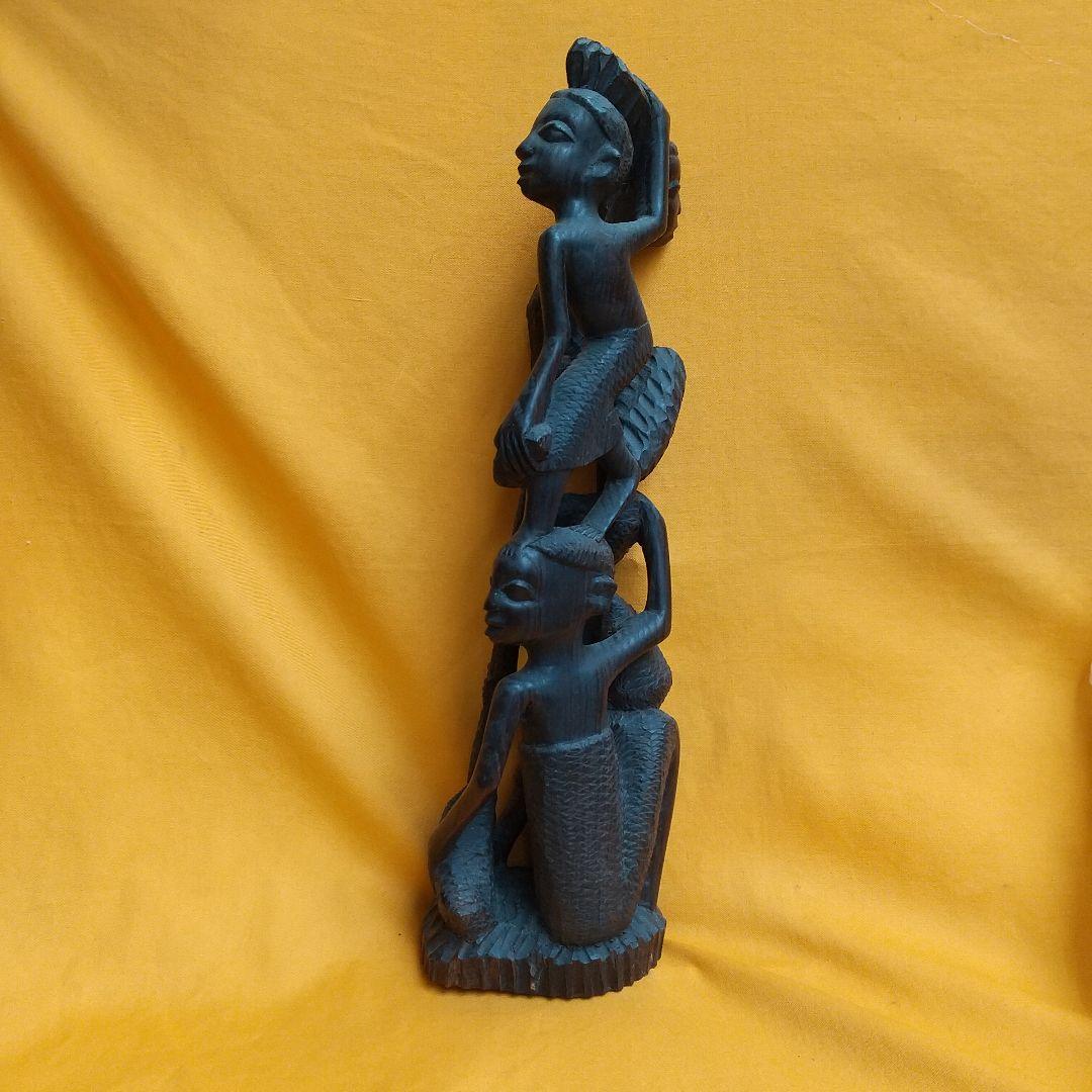 東アフリカの木彫り人形 コマンデ