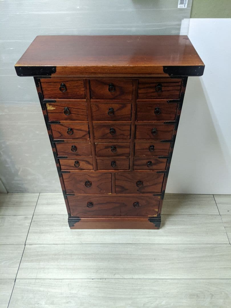 薬箪笥 整理棚 収納 箱 漢方 ヤクジャン 引出し チェスト アンティーク