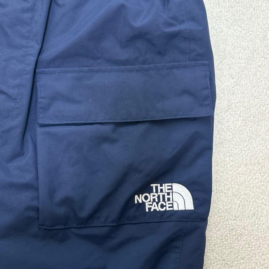 【ママさん】ノースフェイス スクープビブ スノーパンツ 紺 150