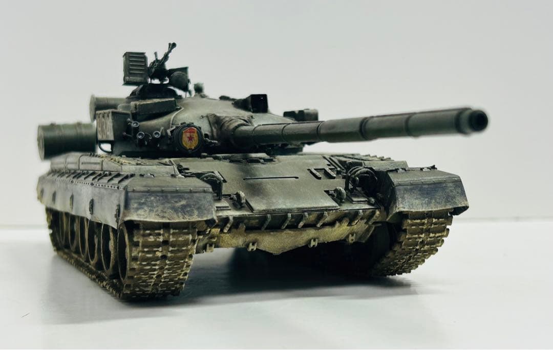 景•鼎　トランペッター　1/35 T-80B 完成品　戦車　模型