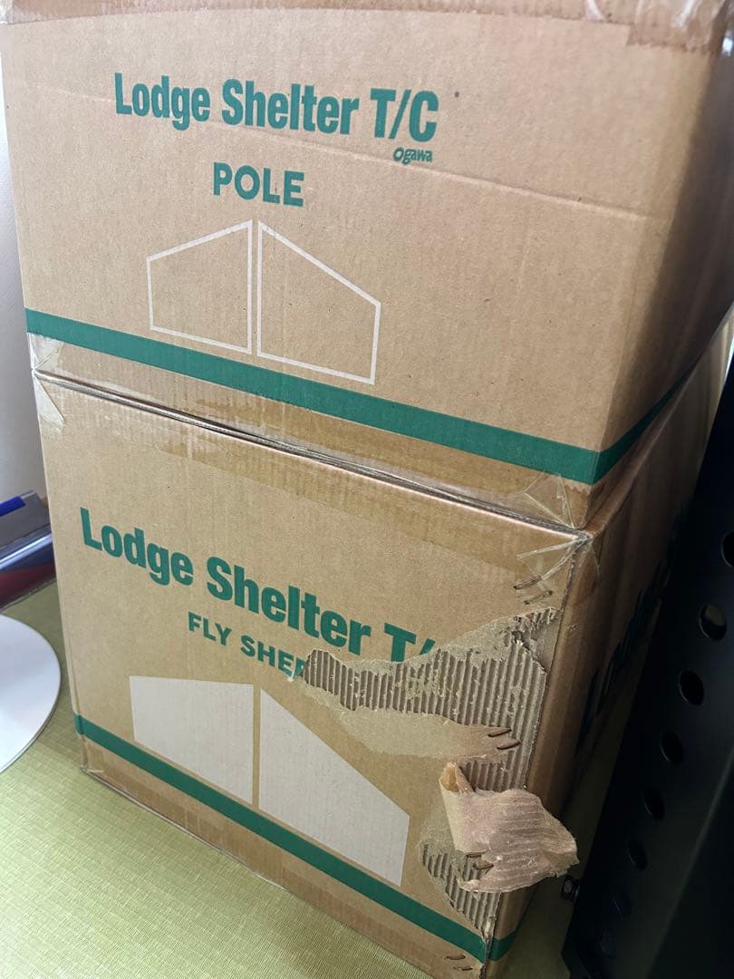 「Ibarashi」 梱包その①ロッジシェルターT/C POLE