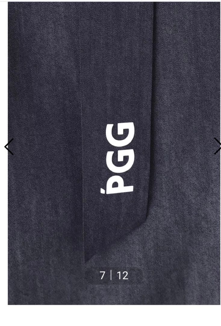 お値下げ！新品！【PGG】リサイクルポリデニムストレッチ ジャンプス