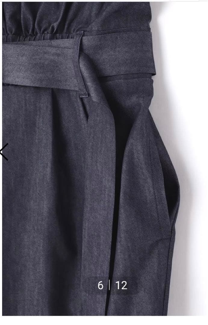 お値下げ！新品！【PGG】リサイクルポリデニムストレッチ ジャンプス