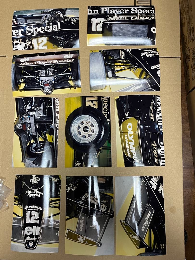 希少ロータス97Tルノー,アイルトン・セナ,1/20レジンメタルキット