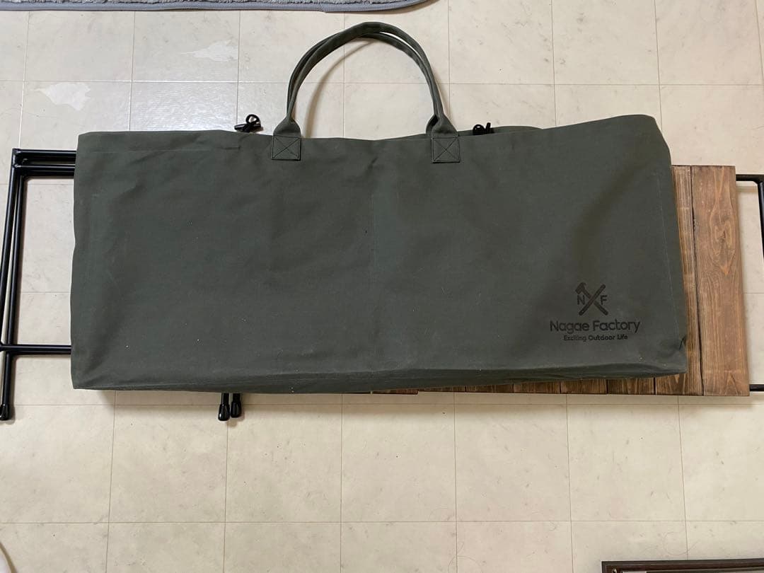 NagaeFactoryアイアンテーブル碧空あおぞら＋テーブル用トートバッグ