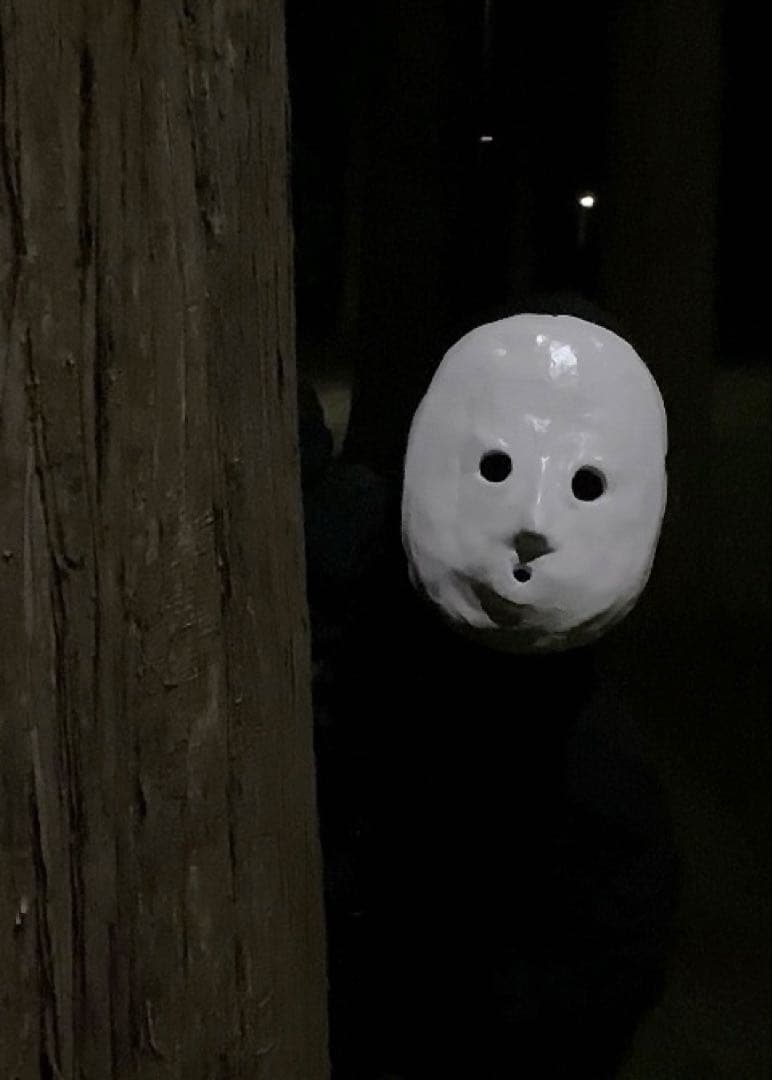 【仮面】雨穴　お面