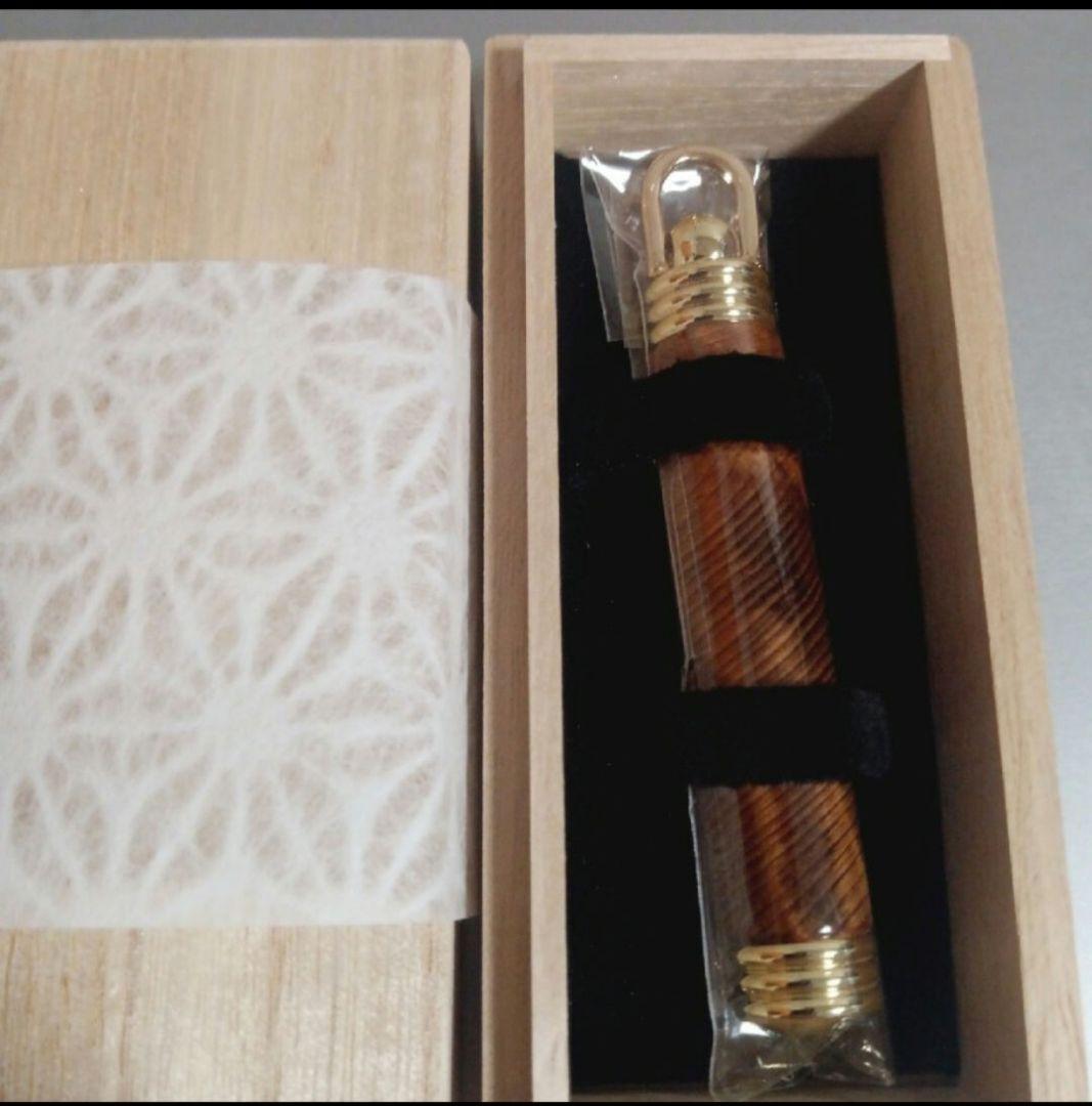 屋久杉工房京　シャー芯ケース　コーティング　樹種は屋久杉