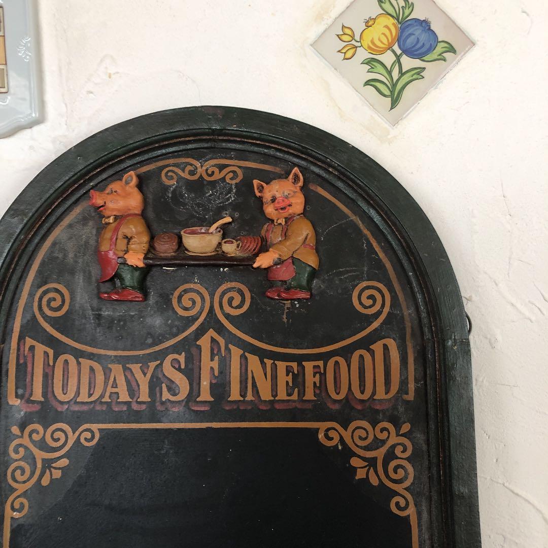 ヴィンテージ フードメニュー黒板　値下げ不可