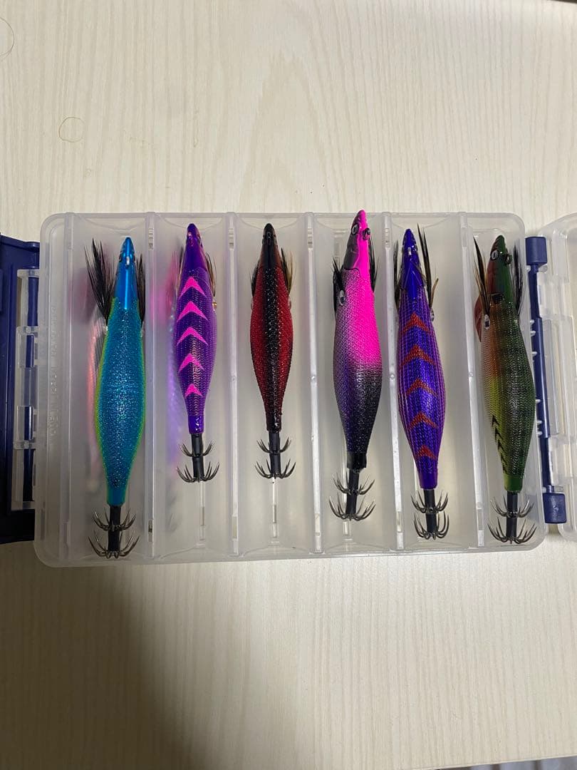 美品　ティップラン用　エギ・餌木 8個セット ケース付き