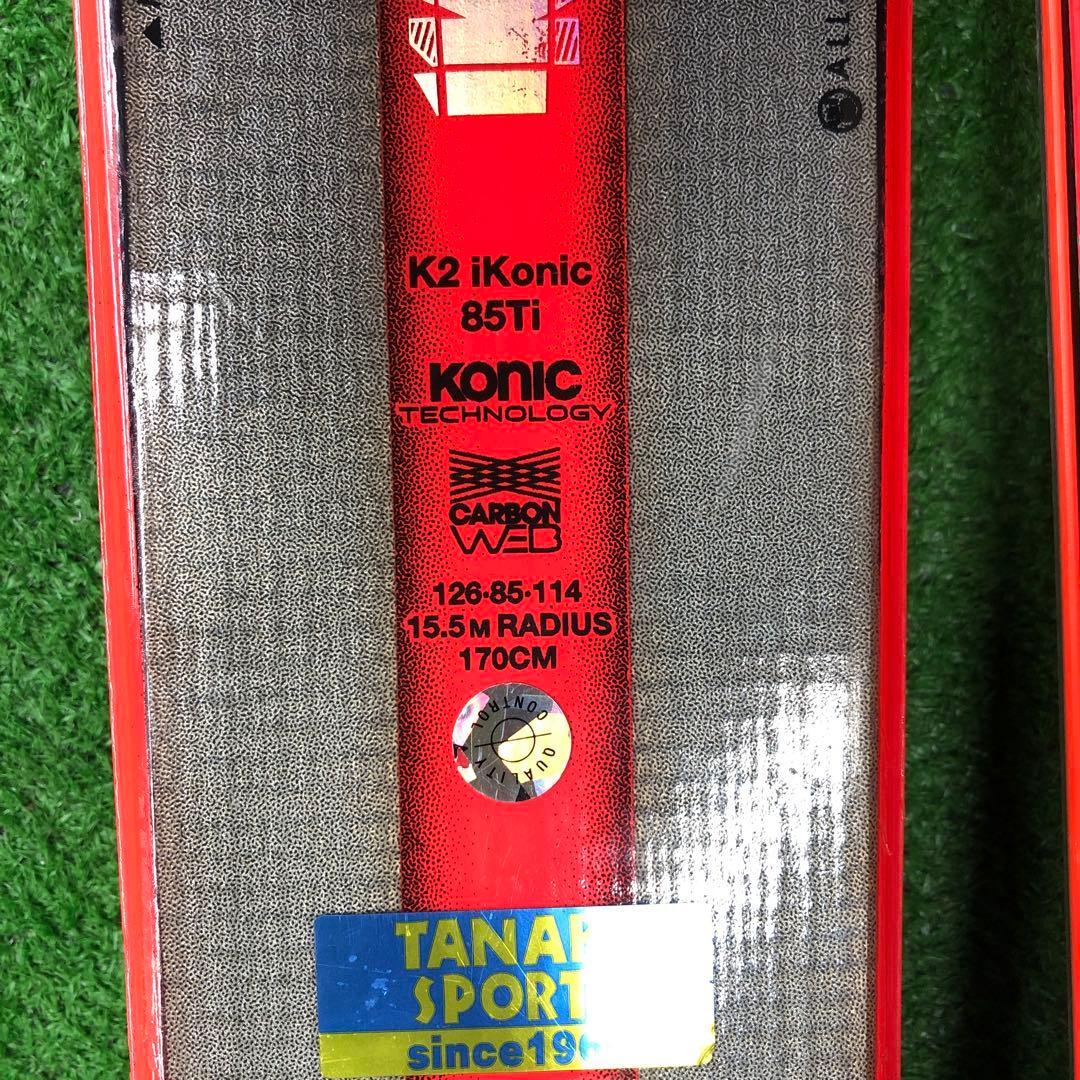 寶SKI-B065 K2 スキー板 170cm Konic 85Ti ロッカー
