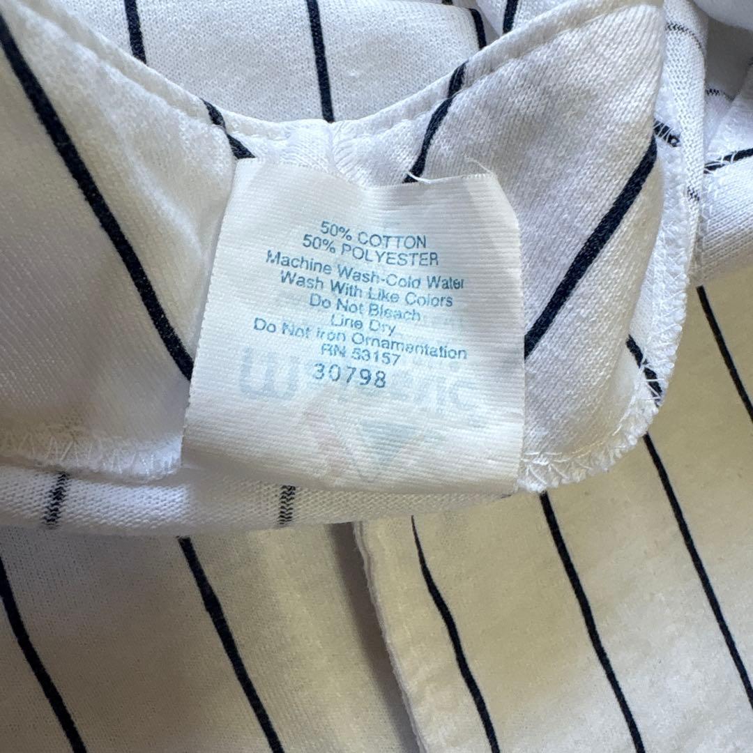 ユニフォーム ベースボール 野球 CA エンジェルス 縦縞 USA製 古着